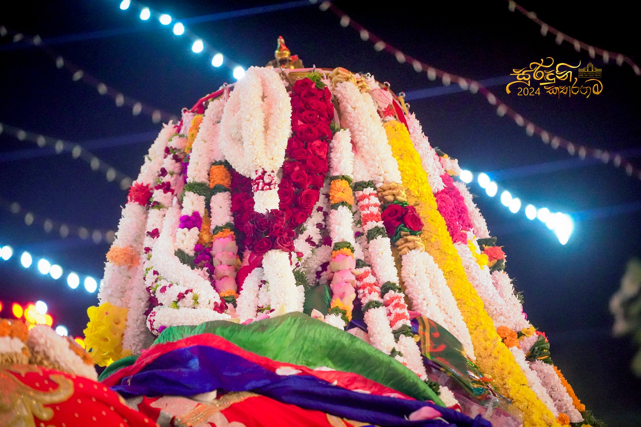 Morning mist over Kataragama temple area, Sri Lanka heritage site